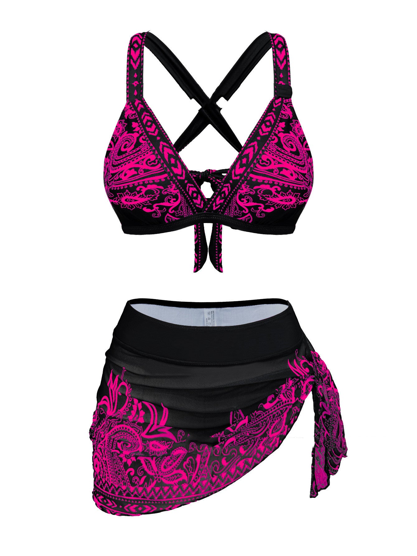 Bikini Split Three-piece Set Gather Thin Advanced Sense