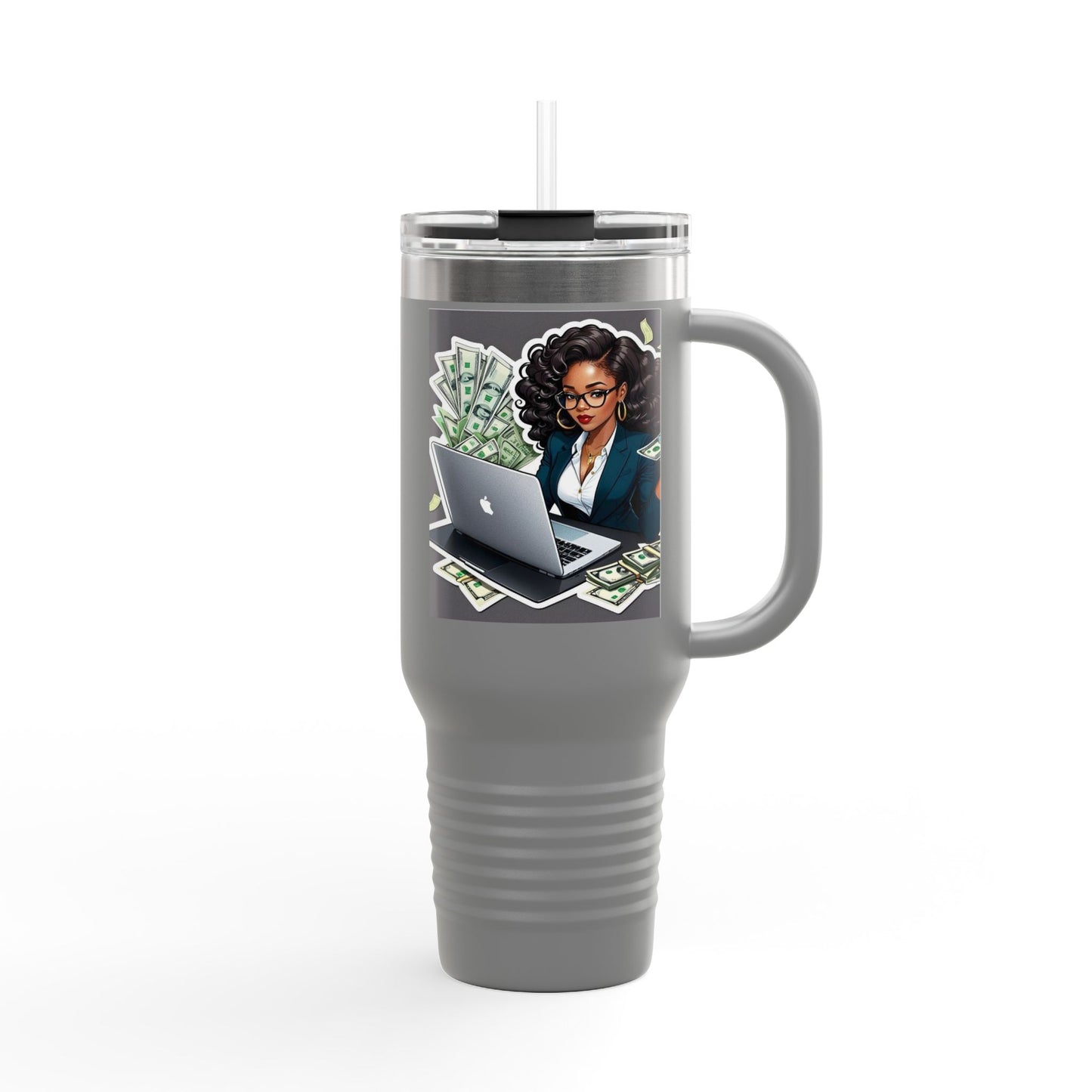 Empowered Entrepreneur Travel Mug, Motivational Cup for Business Women,