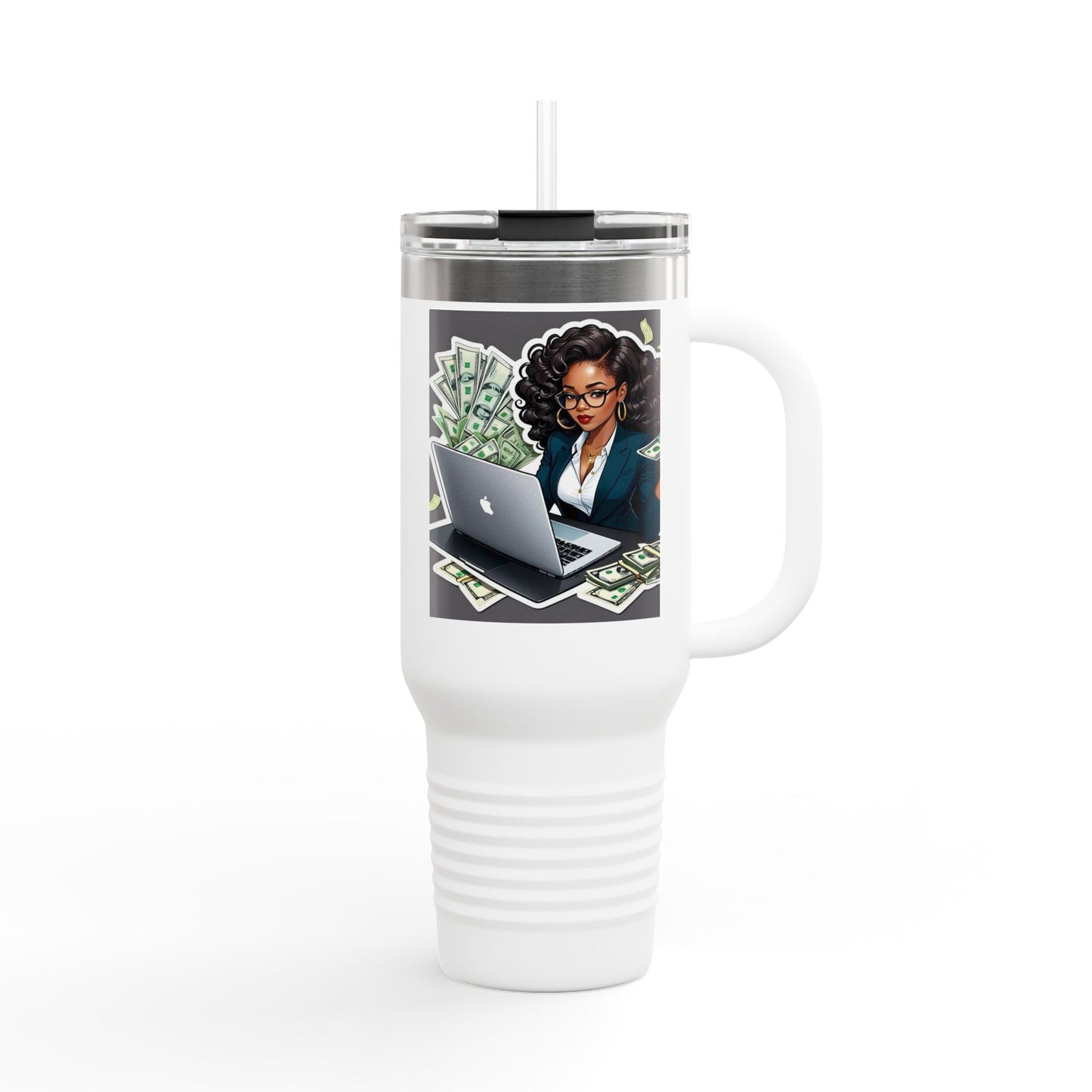 Empowered Entrepreneur Travel Mug, Motivational Cup for Business Women,