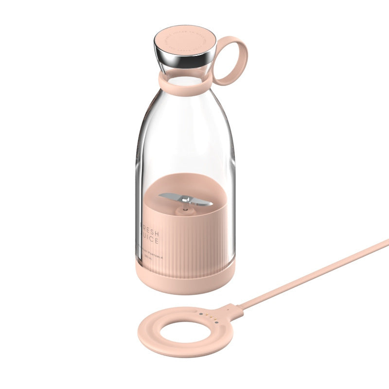 350ML Portable Electric Juicer Blender Mixer – USB Rechargeable Smoothie Maker Cup for Home, Travel & Gym