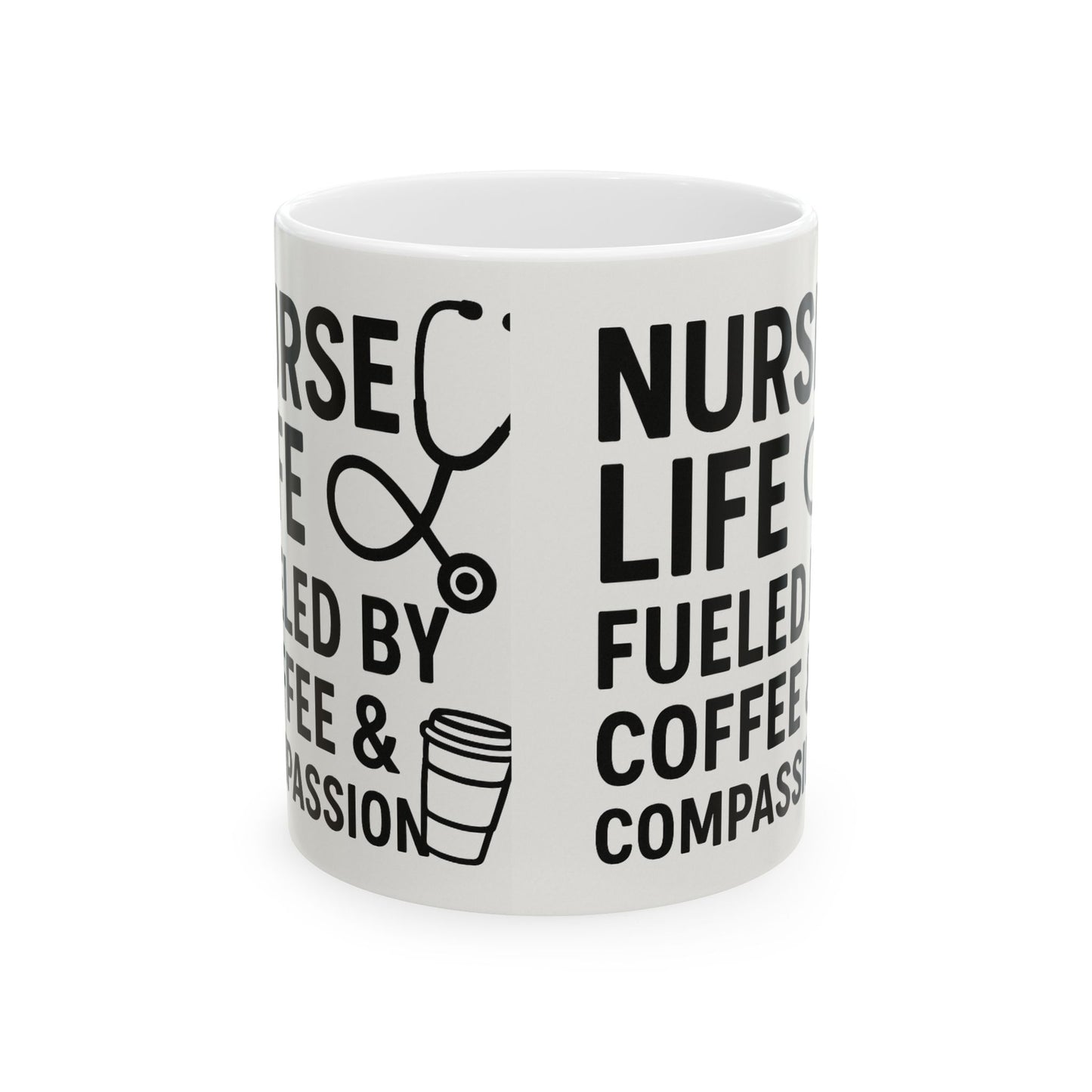 Nurse Coffee Mug, Funny Gift for Healthcare Workers, Inspirational Cup for Nurses, Coffee Lovers, Unique Nurse Appreciation