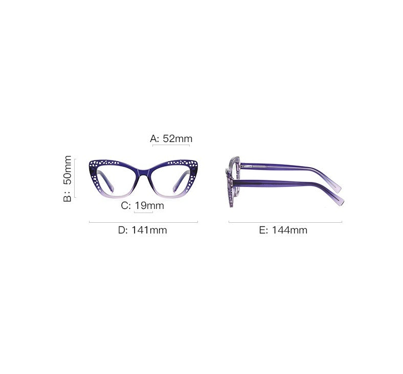 Three-dimensional Gradient Anti-blue Light Glasses