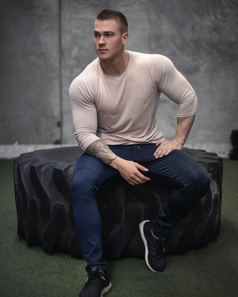 Loose And Quick Drying Sports Men's Long Sleeved Shirt