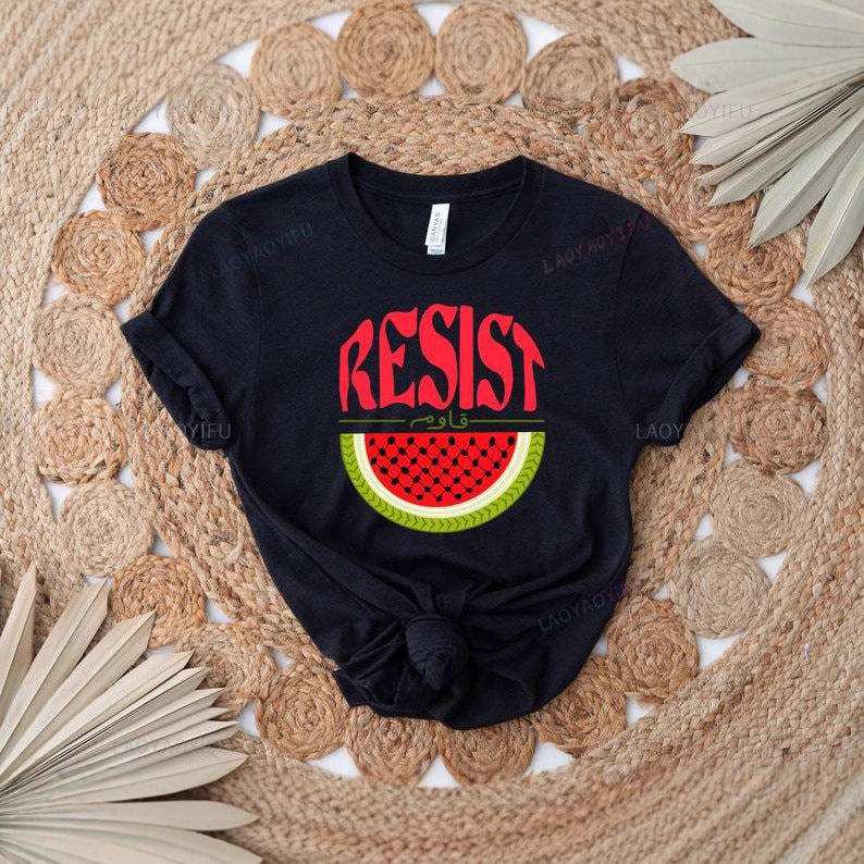 Watermelon Resistance Pattern Short Sleeve