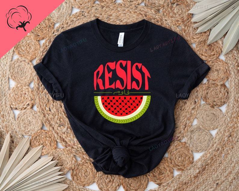 Watermelon Resistance Pattern Short Sleeve