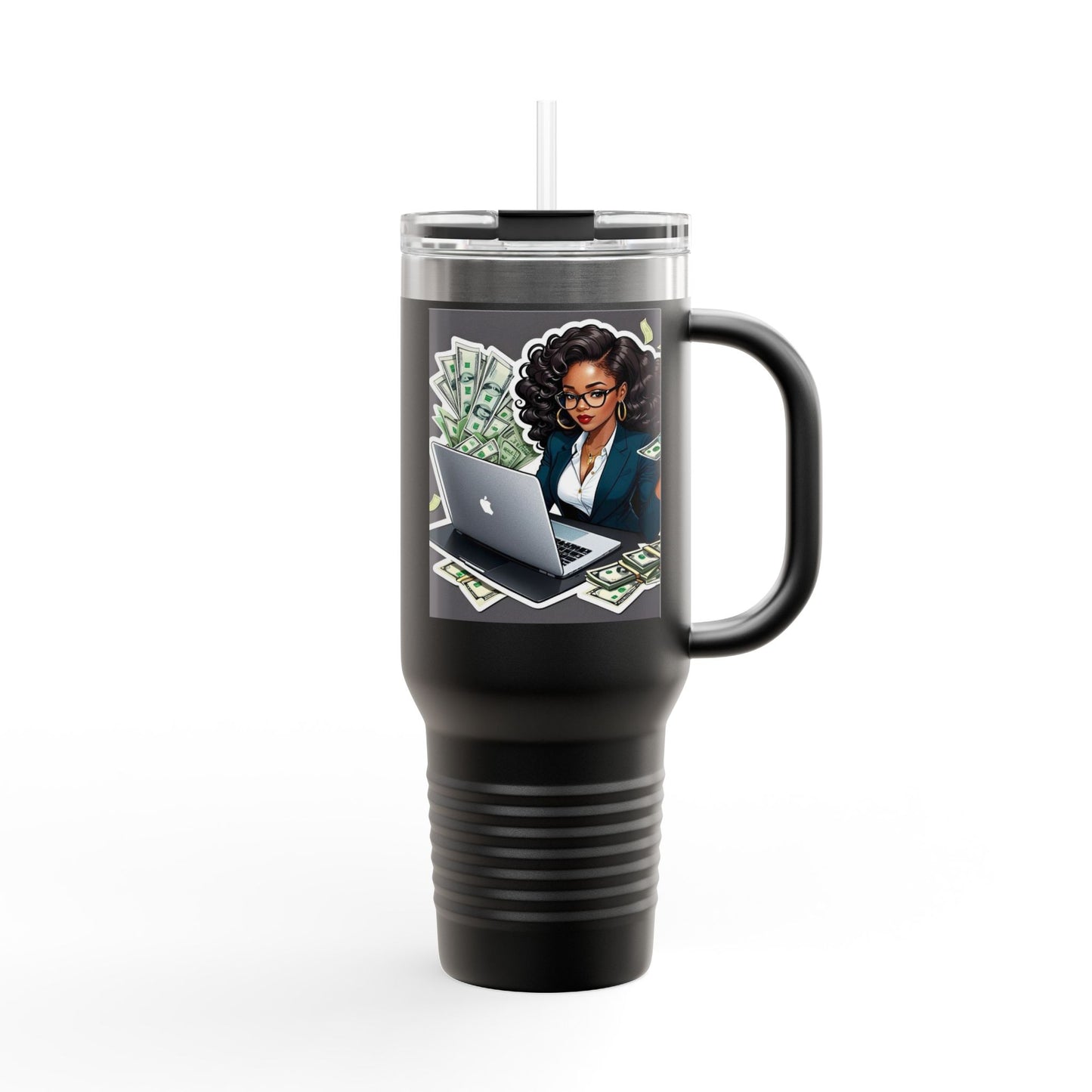 Empowered Entrepreneur Travel Mug, Motivational Cup for Business Women,