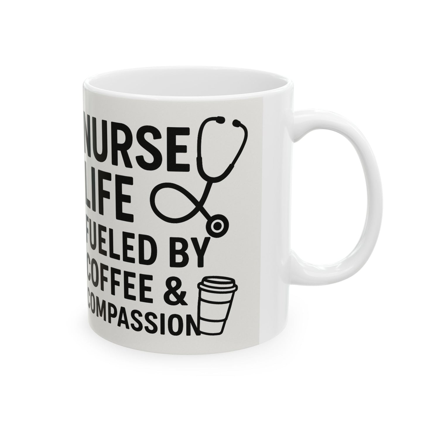 Nurse Coffee Mug, Funny Gift for Healthcare Workers, Inspirational Cup for Nurses, Coffee Lovers, Unique Nurse Appreciation