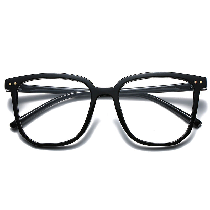 Anti-blue Light Glasses Women's Korean-style Plain Irregular Glasses Frame