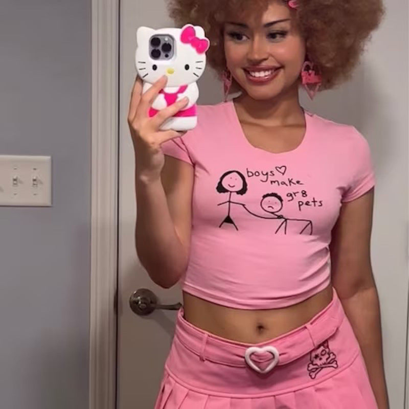 Women's Short Print Short Sleeve