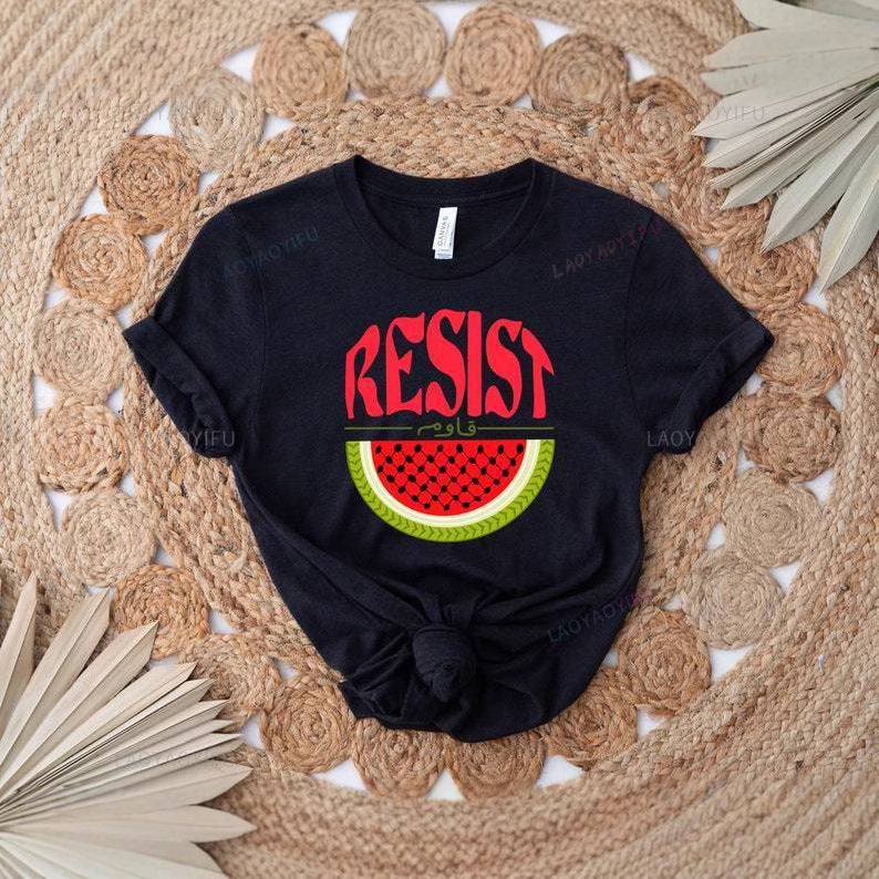 Watermelon Resistance Pattern Short Sleeve