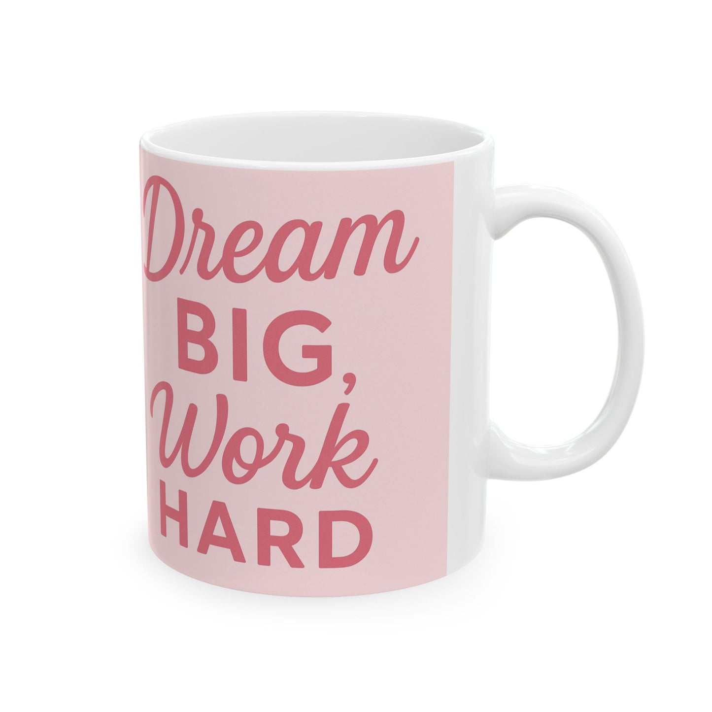 Motivational Ceramic Mug - Dream Big, Work Hard - Inspirational Coffee Cup, Gift for Students, Home Office Decor, [...]