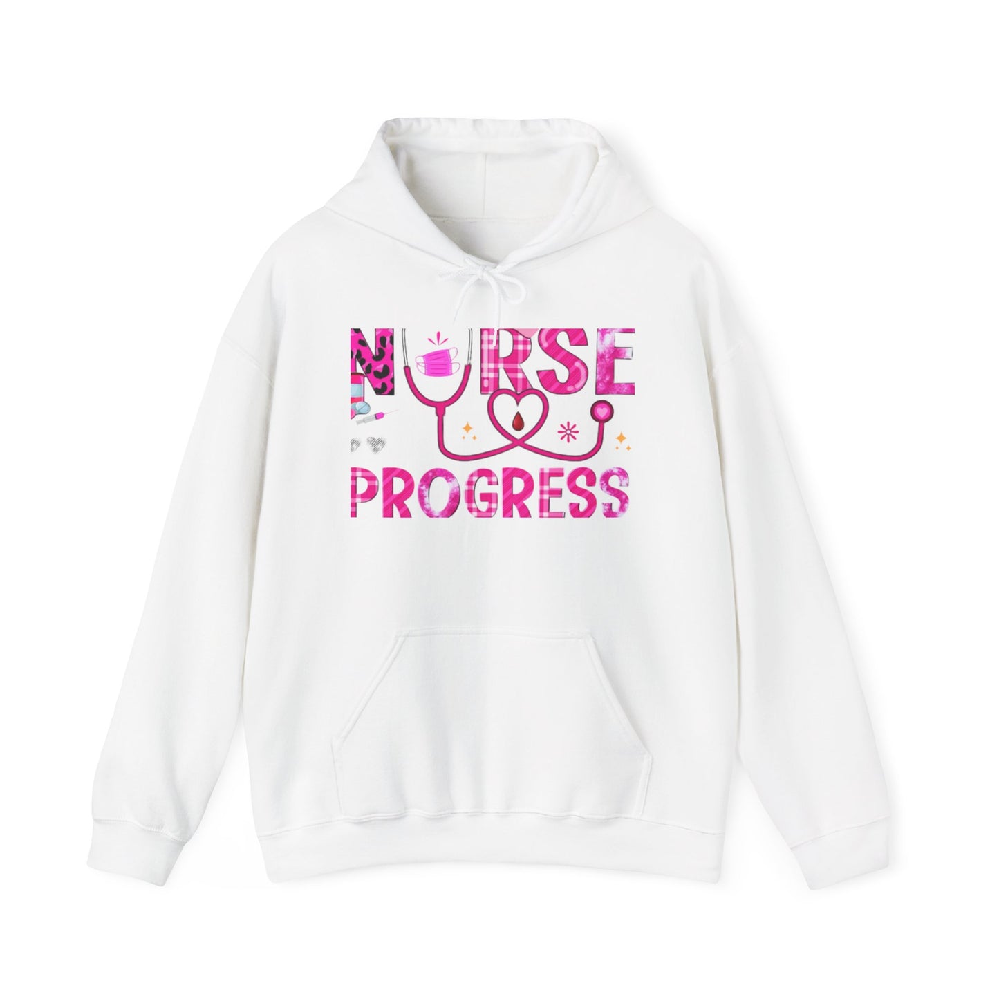 Nurse Progress Hoodie, Comfortable Unisex Sweatshirt, Gift for Healthcare