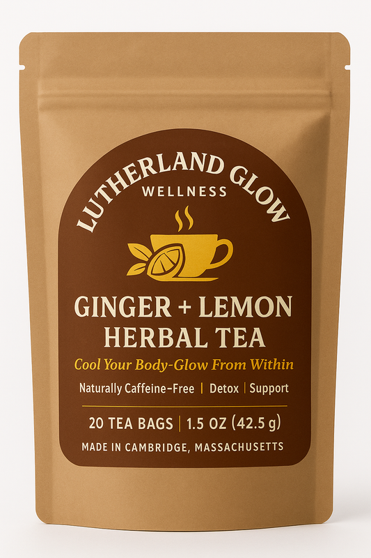 Lutherland Glow Herbal Tea – Soothing Herbal Blend – 20 Tea Bags