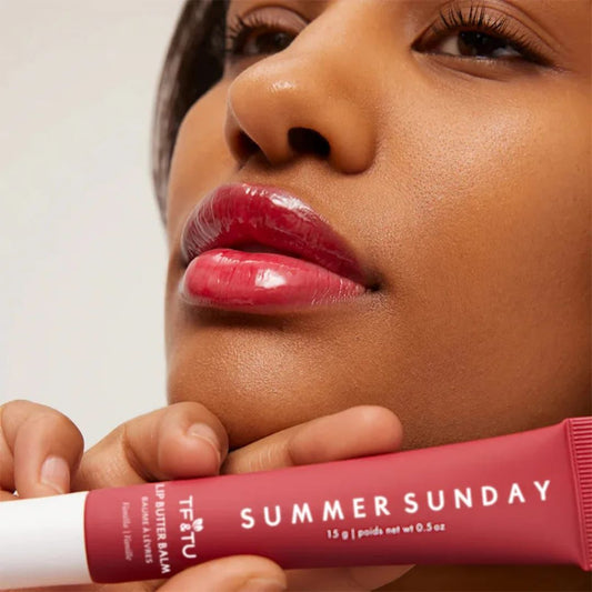 Hydrating Lip Gloss Balm – Summer Sunday Butter Balm for Soft & Shiny Lips (15g)